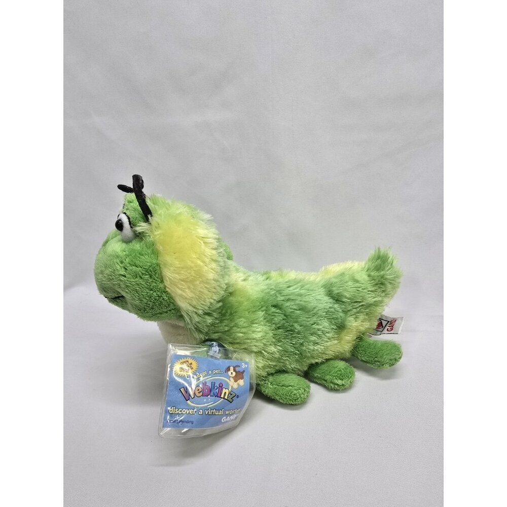 Ganz Webkinz Plush HM434 Caterpillar - With Code - Stuffed Animal Toy